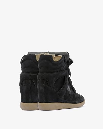 WJZDSJCO Wedge Sneakers for Women Heels Suede Hook and Loop High Heel Platform Tennis Round Toe Triple Strappy Band Casual Vintage Fashion Dressy Comfy Campus Trendy Retro thumbnail 5