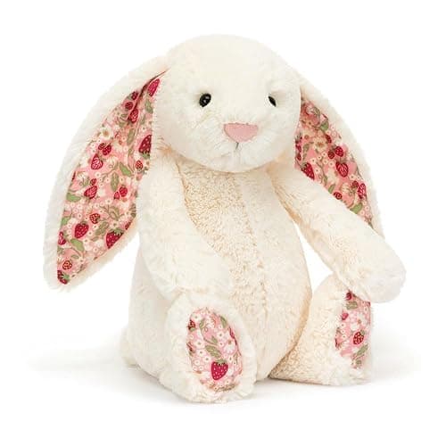 Jellycat Blossom Cream Bunny "Berry" Little 7 inch - Image 1