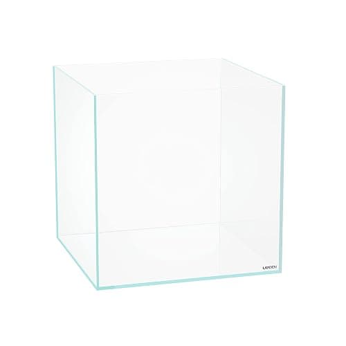 LANDEN 36C 11.5 Gallon Cube Rimless Low Iron Aquarium Tank,W14.2×D14.2×H14.2 in(36x36x36cm) 5mm Thickness with Nano Foam Leveling Mat Included thumbnail 6