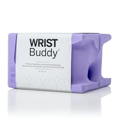 WRISTBuddy® Hand-Shaped Ergonomic Yoga Blocks for Optimal Wrist Support During Yoga, Pilates, Pushups, Planks, and Handstands - Patented Non Slip Blocks for Enhanced Stability and Comfort. thumbnail 12