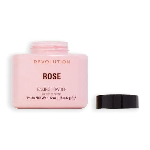 Revolution Beauty London, Loose Baking Powder, Makeup Setting Powder, Long-Lasting Coverage, Mattifies & Reduces Shine, Rose, 1.12 oz thumbnail 7