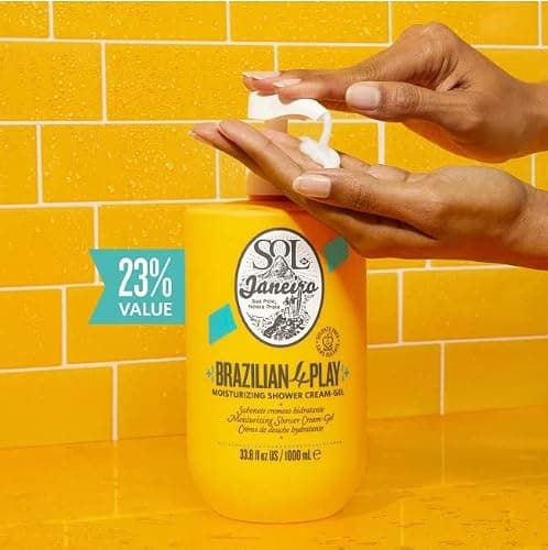 SOL DE JANEIRO Brazilian Play Moisturizing Shower Cream-Gel Body Wash - Premium Body Cleanser - Hydrating for Soft Skin thumbnail 2
