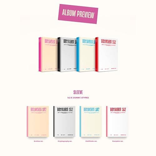 TWICE - 11th Mini Album BETWEEN 1&2 Random Ver. Photobook R + Photocard + Postcard + Sticker + Heart Glass + Folded Poster + Gift thumbnail 3
