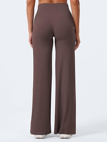 YEOREO Ease Workout Leggings Womens Straight Leggings Eddiy Gym Yoga Pants | 29"/31.5"/33"/35",No Front Seam,High Waist,Buttery,Booty Lifting,Wide Leg thumbnail 4