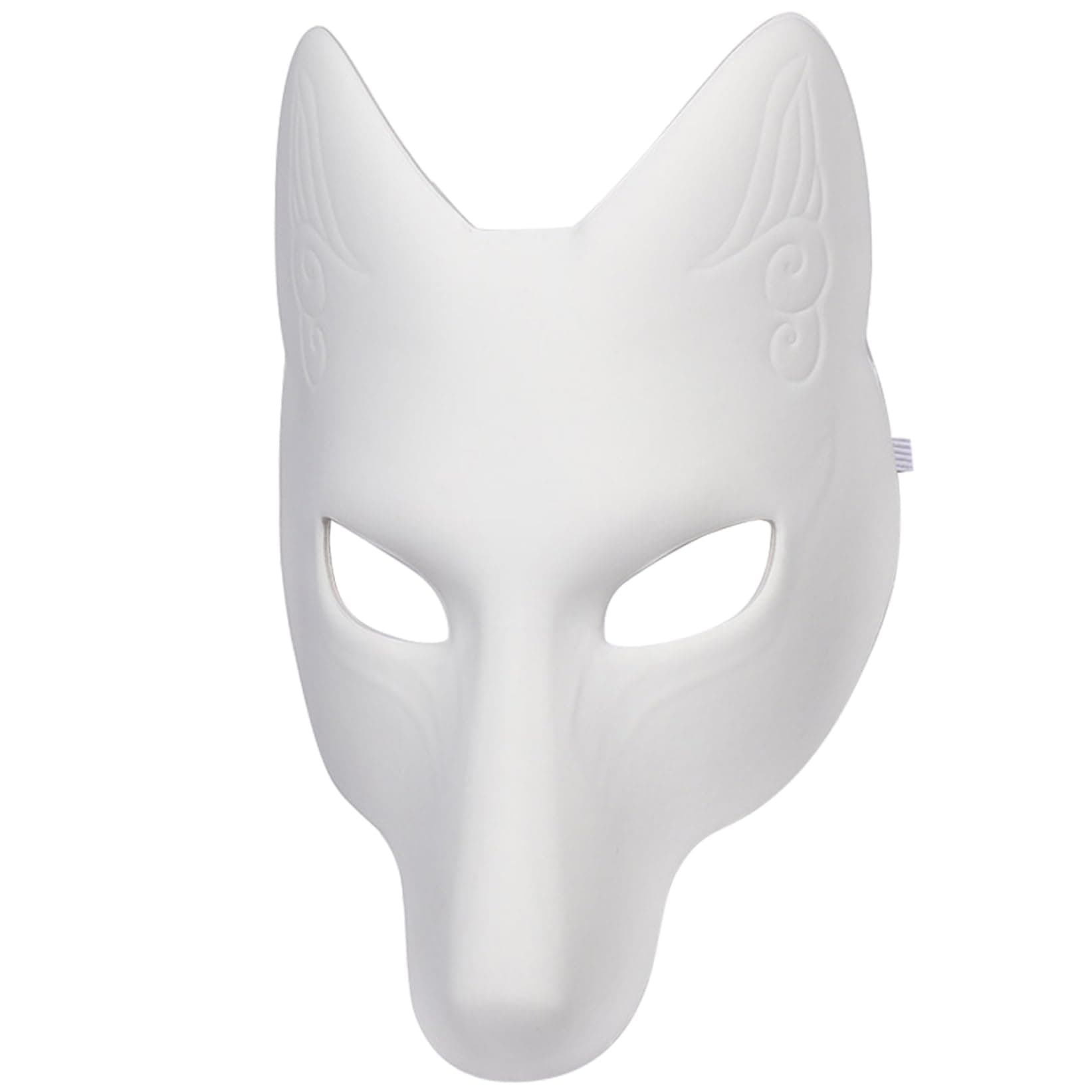 Therian Mask Halloween Fox Mask Leather Costume DIY Blank Mask Halloween Masks for Masquerade Costume Prop Toy Play thumbnail 4
