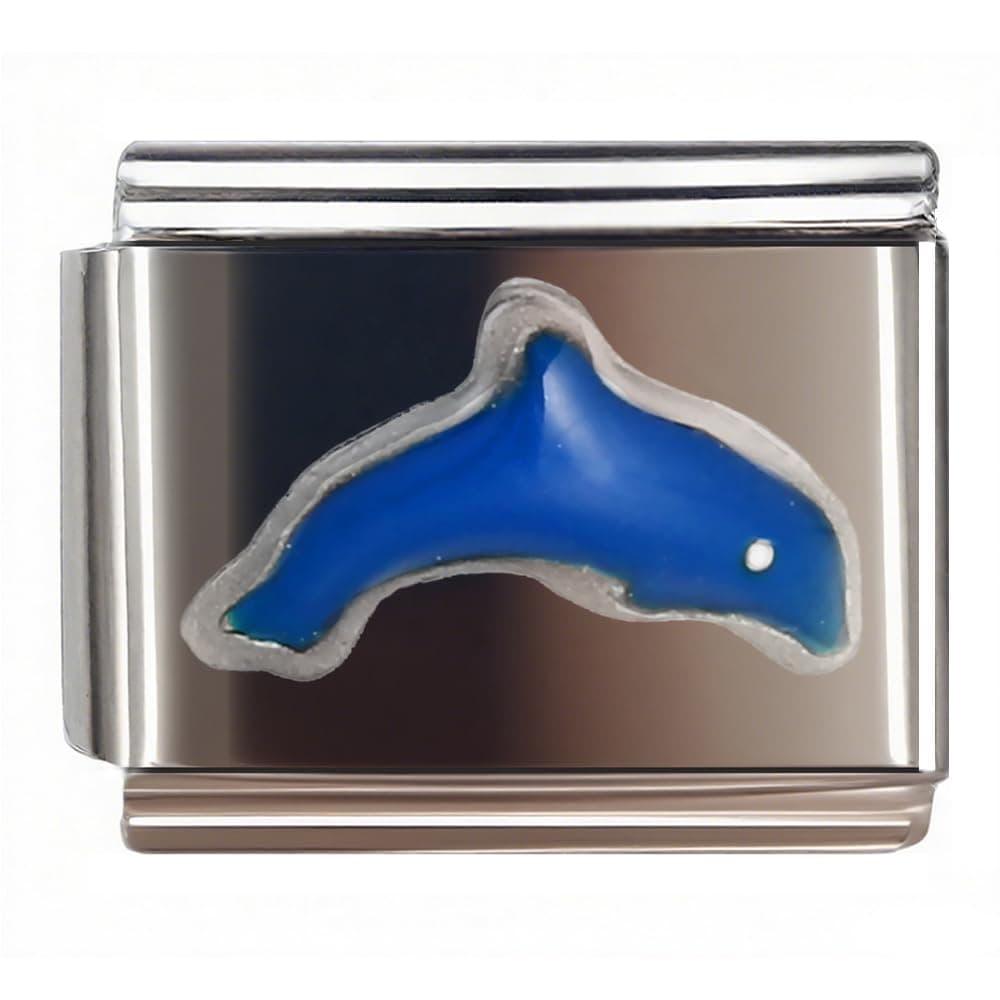 Pingente de 9 mm para pulseira italiana, elos de corrente de joias de aço inoxidável faça você mesmo, animal - Image 1