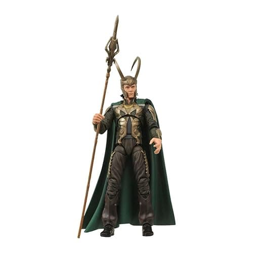Diamond Select Toys Marvel Select: Loki (Movie Version) Action Figure | Marvel Select 8 Inch Action Figure - Movie Loki - Image 1