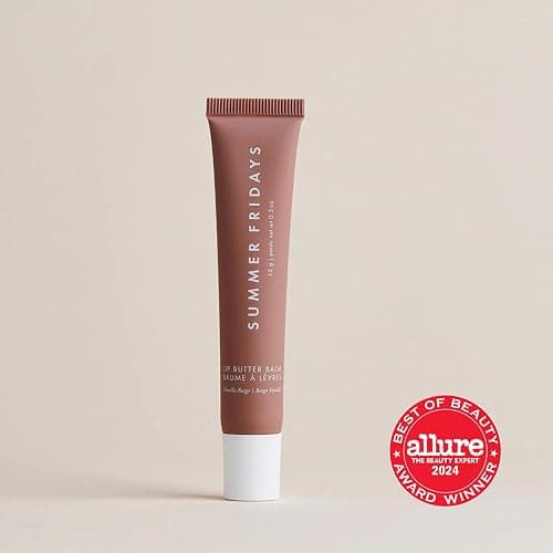 Summer Fridays Tinted Lip Butter Balm - Conditioning Vegan Lip Balm for Instant Moisture, Shine & Hydration - Softening & Soothing Skincare - Vanilla Beige (.5 Oz) thumbnail 3