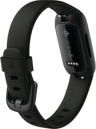 Fitbit Inspire 3 Health & Fitness Tracker with Stress Management, Workout Intensity, Sleep Tracking, 24/7 Heart Rate - 3-Month Google Health Premium Membership Included - Midnight Zen/Black thumbnail 3