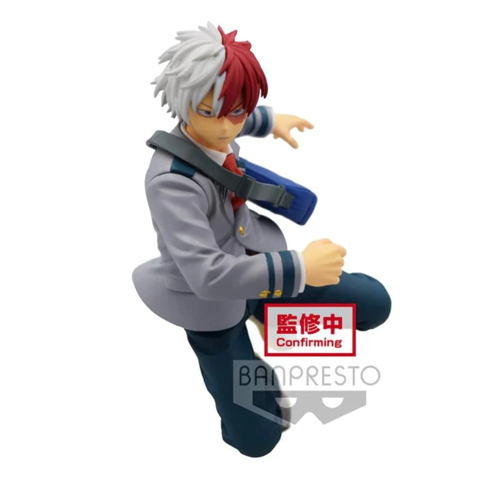 Banpresto 203527 MY HERO ACADEMIA - Shoto Todoroki - Bravegraph - Black, Figurine 14 cm thumbnail 3