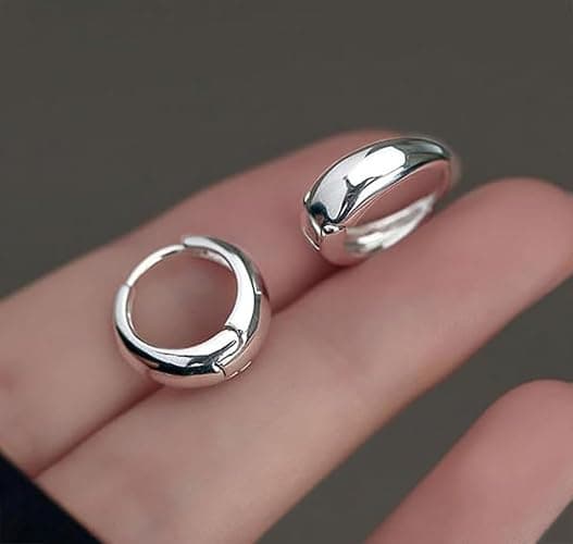 3Pairs Gold Hoop Earrings Set for Women Trendy Chunky Huggie Dainty Earring Jewelry for Women Teens thumbnail 4