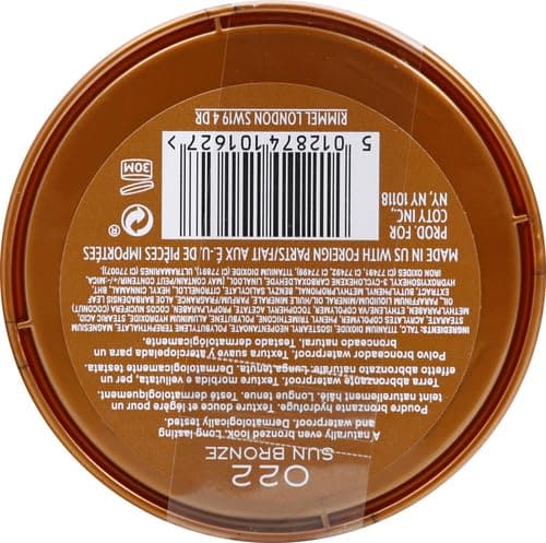Rimmel London Natural - 022 Sun Bronze - Bronzer, Matte Finish, 0.49oz thumbnail 3