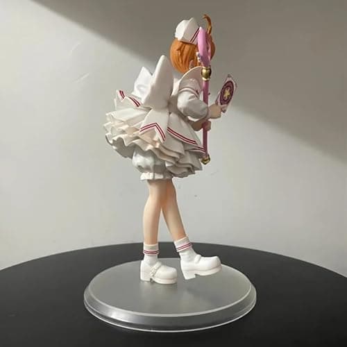 YLQANONG Cardcaptor Figures Kinomot Anime Figure Statues PVC Cerberu Anime Action Figurine for Fans 22CM thumbnail 7