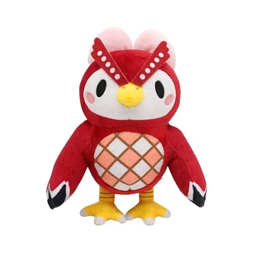 Ycixri Animal Crossing New Leaf Plush Toy Suitable for Collection, Animal Crossing: New Horizons Stuffed Owlette Doll Toy for Boy Girl Christmas Halloween Birthday Gift, 8“ (Celeste) - Image 1