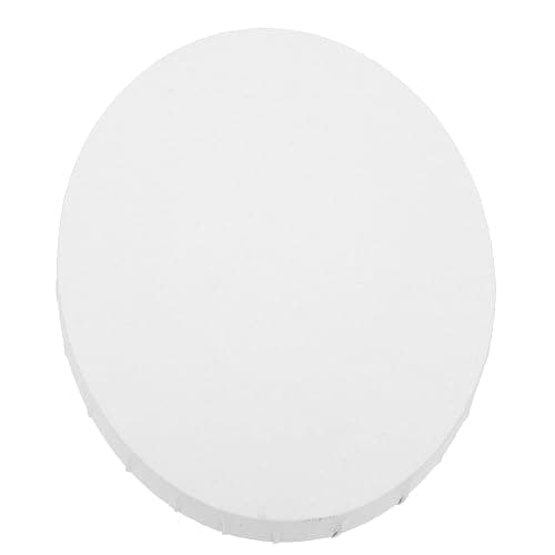 Oval Canvas Frame for Beginners and Artists, White Wood Cloth | Compact Lightweight Board, Stable for DIY Painting or Home Decoration, Easy to Carry and Store - Image 1