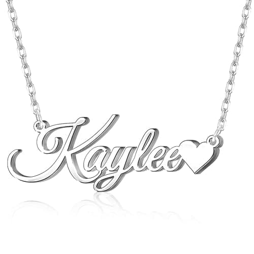Custom Name Necklace Personalized Sterling Silver Necklaces for Women Customized Name Necklaces Pendant Jewelry Gifts for Women - Image 1