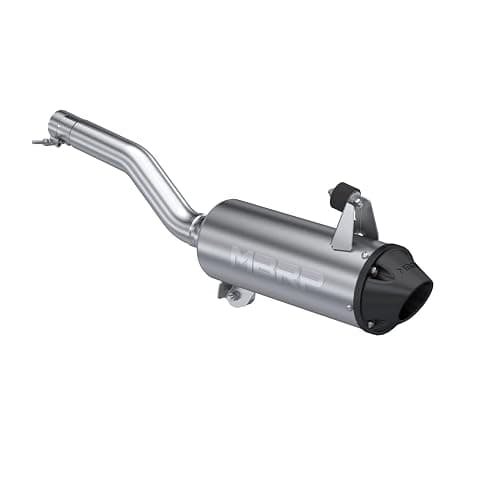 MBRP ATV Straight Core Slip-On Muffler Exhaust, Fits Can-Am Outlander/Outlander Max 650/850/100R 2016-2024, Aggressive Sound, T304 Stainless Steel | AT-9209PT - Image 1