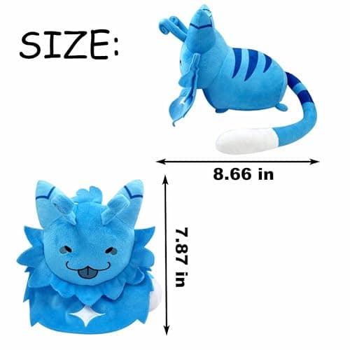 Gnarpy Plush, 2 Pcs Regretavator Gnarpy Alien Cat Plush Toys Give Fans and Friends Beautifully Plushie Doll Gifts (Blue+Green Gnarpy) thumbnail 4