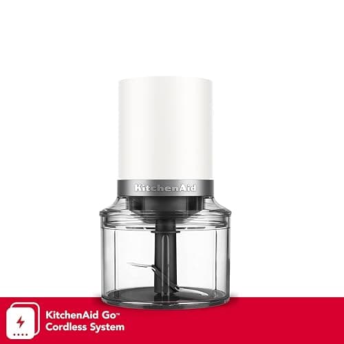 KitchenAid Go Cordless Top Down Chopper - battery sold separately, KTCR350, Porcelain White thumbnail 2