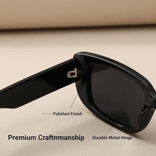 JUSLINK Rectangle Sunglasses for Womens Trendy Retro Fashion 90s Sunglasses UV 400 Protection Square Frame Eyewear thumbnail 5