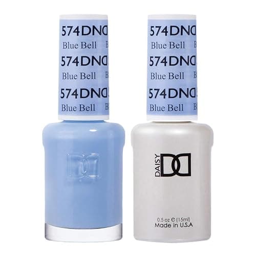 DND Gel Polish Set, Blue Collection, UV/LED GelPolish and Air Dry Nail Lacquer, Matching Chip-Free Polish Duo, 0.5 Fl Oz Each - Image 1