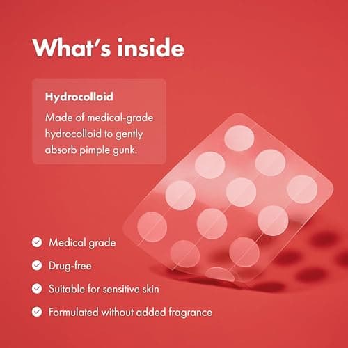 Mighty Patch™ Original patch from Hero Cosmetics – The #1 Hydrocolloid Acne Pimple Patch for Shrinking Zits and Whiteheads in 1 use; Nighttime Spot Stickers for Face and Skin (36 Count) thumbnail 8