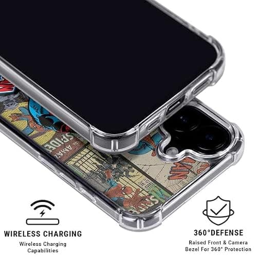 Skinit Phone Case Compatible with MagSafe iPhone 17 - Officially Licensed Marvel Classic Comics Amazing Spider-Man Collage Design thumbnail 2
