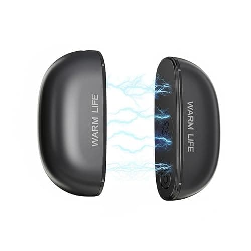 Hand Warmers Rechargeable 2 Pack,Electric Hand Warmer with 3-Level Heating & 10s Fast Heat, Magnetic Portable Pocket Heater for Outdoor Camping, Hunting, Skiing, Gifts for Men Women - Image 1