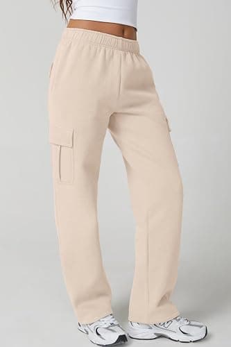 QINSEN Baggy Elastic Waist Sweatpants Casual thumbnail 4