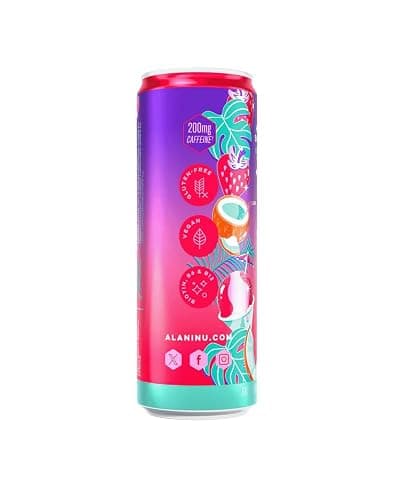 Alani Hawaiiian Shaved Ice 12 Pack, Sugar Free, Low Calorie Energy Drinks, 12 Fl Oz Cans thumbnail 4