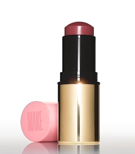MAKE Beauty Cream Stroke Cream Blush Stick for Cheeks - Vibrant, Natural Soft Matte Finish - Shade Major Mauve, Earthy Mauve Blush Makeup thumbnail 4