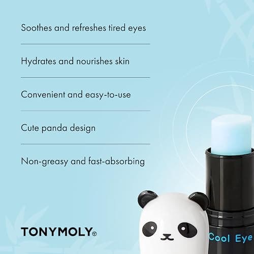 TONYMOLY Panda’s Dream So Cool Eye Stick – Cooling Hydrating Eye Cream for Puffiness & Tired Eyes with Bamboo & Glacial Water, K-Beauty Skincare thumbnail 4