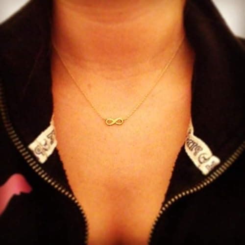 Friendship Infinite 8 Necklace Lucky Elephant Star Pearl Circle Pendant Necklace for Women Gift Card… thumbnail 5