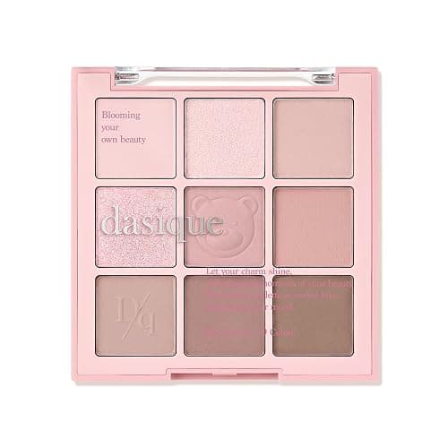 dasique Shadow Palette #29 Mauve Bear l 9 Pigmented Eyeshadows Blendable Natural Look l Korean Makeup l Eye shadow palette l Long Lasting Naturing Looking - Image 1