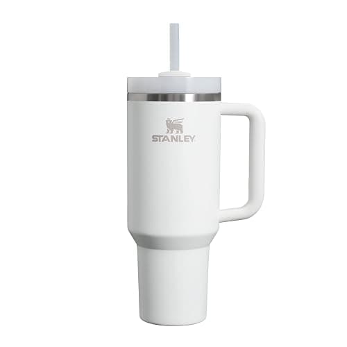 STANLEY Quencher H2.0 Flowstate Tumbler 1.2L - Cold for 11 Hours - Iced for 48 Hours - Metal Water Bottle with Straw, Handle and Lid - Dishwasher Safe - Travel Mug for Cold Drinks - Frost - Image 1