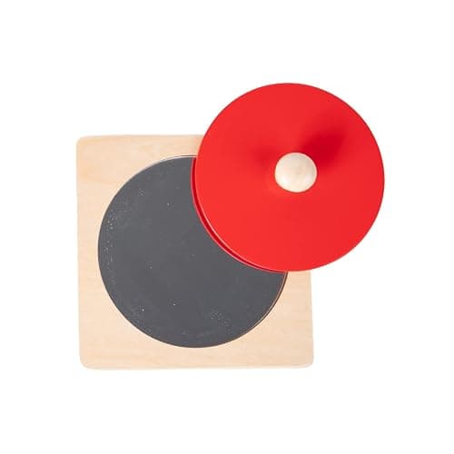 Montessori Baby Toys Play Kit - Montessori Mirror, Peekaboo, Knob Puzzle, Medium Spinning Drum - For 6-12 Months Toddlers thumbnail 9