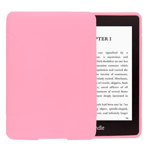 Youngme Case for All-New Kindle (11th Generation, 2024/2022 Release) - Slim Fit TPU Gel Protective Cover Case for All-New Kindle E-Reader 6" (Pink) - Image 1