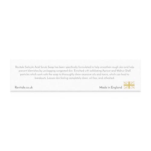Revitale Advanced Sapone Esfoliante con Acido Salicilico BHA – Barra Esfoliante per Viso e Corpo, Detergente Profondo dei Pori, Anti-Imperfezioni, Ammorbidente per la Pelle thumbnail 7