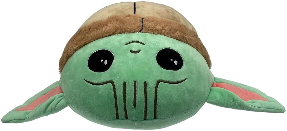 Leong Products Baby Yoda Squish Plush Toy, Grogu Stuffed Animal Kids Plushie, The Child Mandalorian Soft Kawaii Pillow Doll Gift Light Green (Small) thumbnail 6