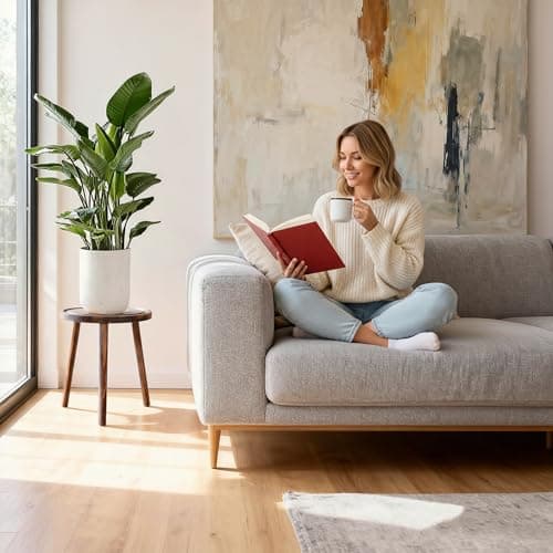 Amdermi 3 Pack Wood Plant Stands Indoor, Mid Century Modern Plant Stool for 6-12 Inch Pots, Tall Small Plant Stand Set for Living Room, Balcony, Office thumbnail 3
