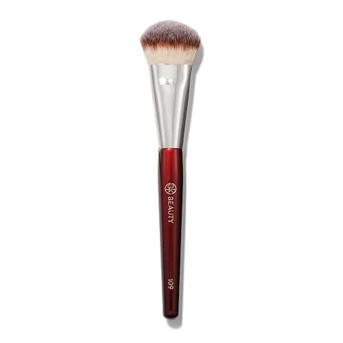 BK BEAUTY BRUSHES - 109 MINI CONTOURED FOUNDATION - Face Brush for Liquid or Cream Foundations - Bronzer, Blush & Highlighter Makeup Brush - Image 1