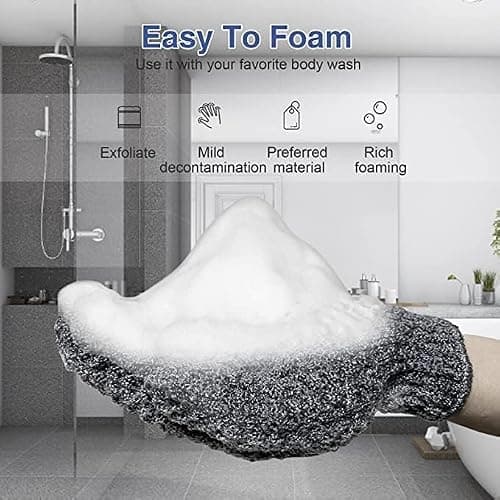 Yiclick 12Pcs Heavy Exfoliating Gloves, Body Scrub Glove For Shower Bath, Body Scrub Exfoliator, Exfoliating Body Scrubber for Bath Shower Exfoliation, Exfoliate Sponge Loofah Washcloth Mitt Men Women thumbnail 6