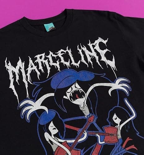 Adventure Time Marceline Just Your Problem Tour Black T Shirt with Back Print thumbnail 3