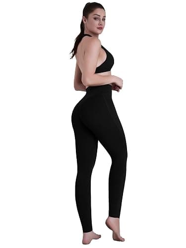 Sunzel Sustainable High Waisted Butt Lifting Leggings with Pockets for Women, No Front Seam Tummy Control Workout Yoga Pants thumbnail 6