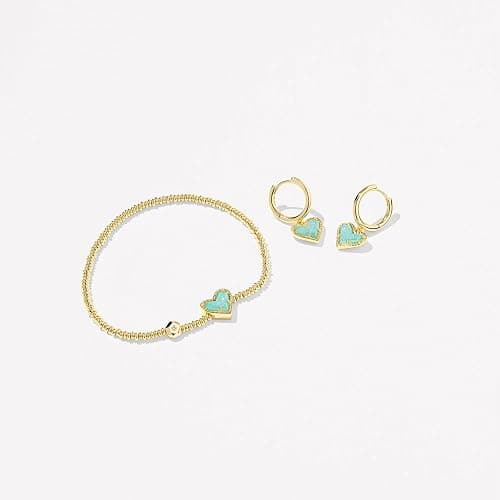 Kendra Scott Ari Heart Huggie Earrings for Women, Fashion Jewelry thumbnail 2
