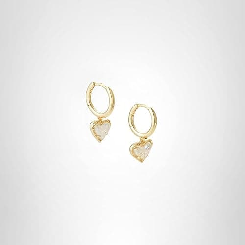 Kendra Scott Ari Heart Huggie Earrings for Women, Fashion Jewelry thumbnail 5