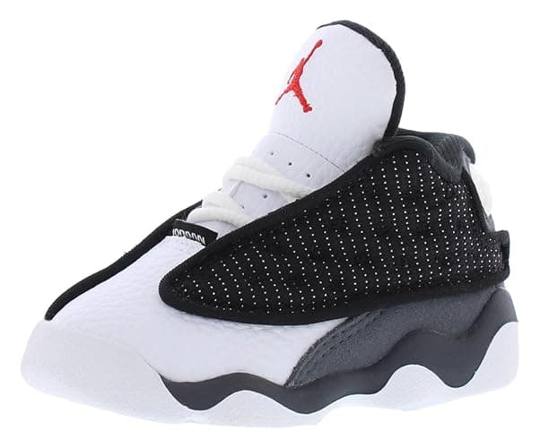 Nike Jordan 13 Retro Infant/Toddler Shoes - 5 Toddler - Black/University Red - Image 1