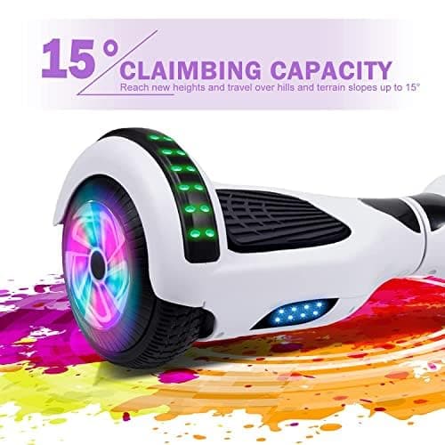 self balance scooter Built-in Bluetooth Speaker - UL 2272 Certified Hover Board for Kids (No Carrying Bag) thumbnail 3