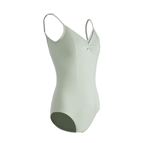 HROYL Women's Classic V-neck Dance Camisole Leotard with Adjustable Straps for Ballet Gymnastics,3S-C11 thumbnail 2