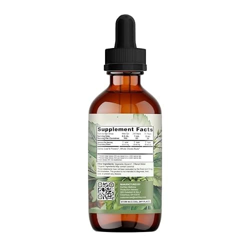 Earthley Wellness Teeth Tamer, Teething Relief for Babies & Kids, Organic Herbal Formula, Soothes Drooling, Gum Discomfort & Irritability, Sugar-Free, 3+ Month Supply (1.69 oz Glass, 500 doses) thumbnail 2